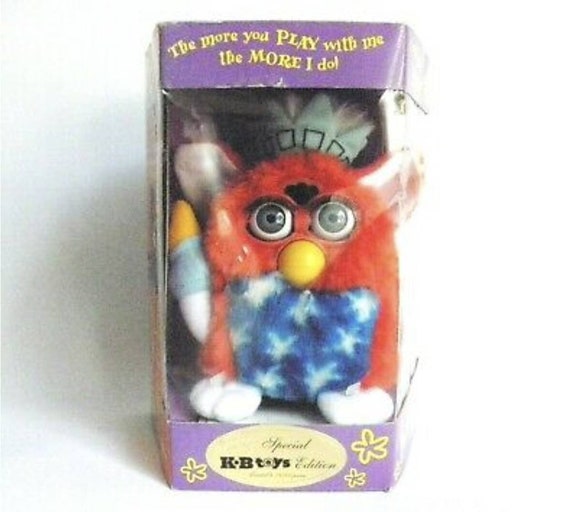 Patriotic Furby 1999 Statue of Liberty Rare Furby Model 70-893