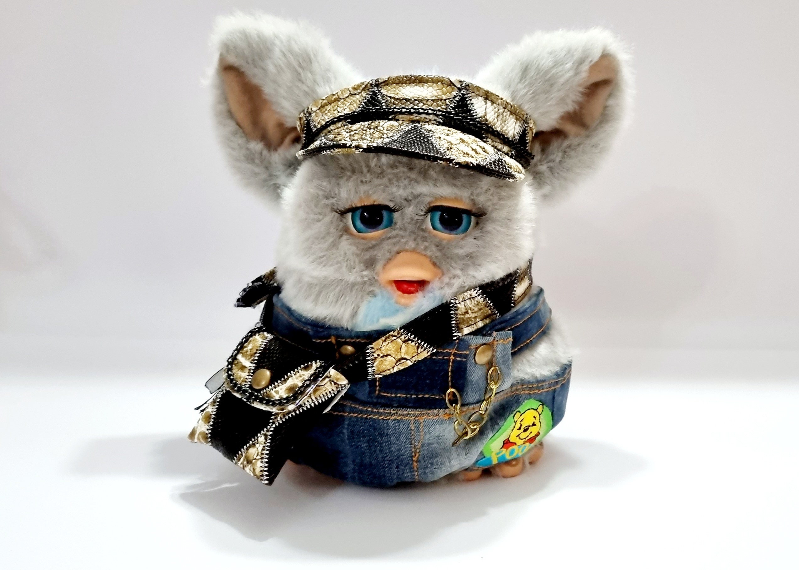 Furby 2005, Custom Furby, Sleepy Blue Furby Toy, Furby Custom