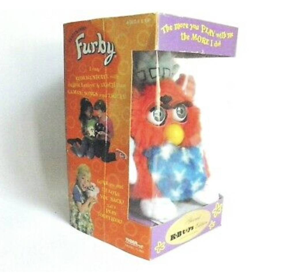 アメリカ限定の「PATRIOTIC FURBY」（自由の女神バージョン） Patriotic Furby 1999 Statue of Liberty Rare Furby Model 70-893
