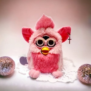 Furby 1998, pink furby, Flamingo furby, furby toy, furby rare, vintage furby, gifts, retro toys,gift ideas, furby pink,gift for friend RARE