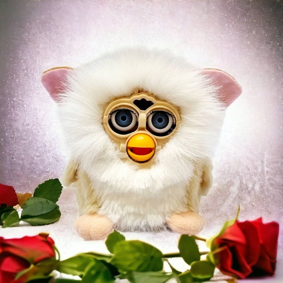 ファービー人形 Poopi ぬいぐるみ アンティーク 希少品 Vintage Poobee Furby Fake Puffee Knockoff Furby Plush Light
