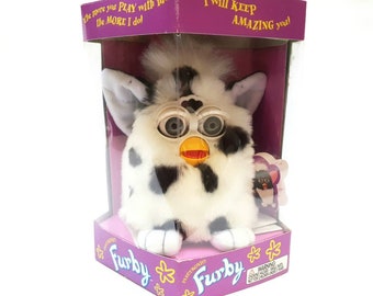 Vintage Furby 1998 GORILLA Furby Plush Model 70-800 Furby Black
