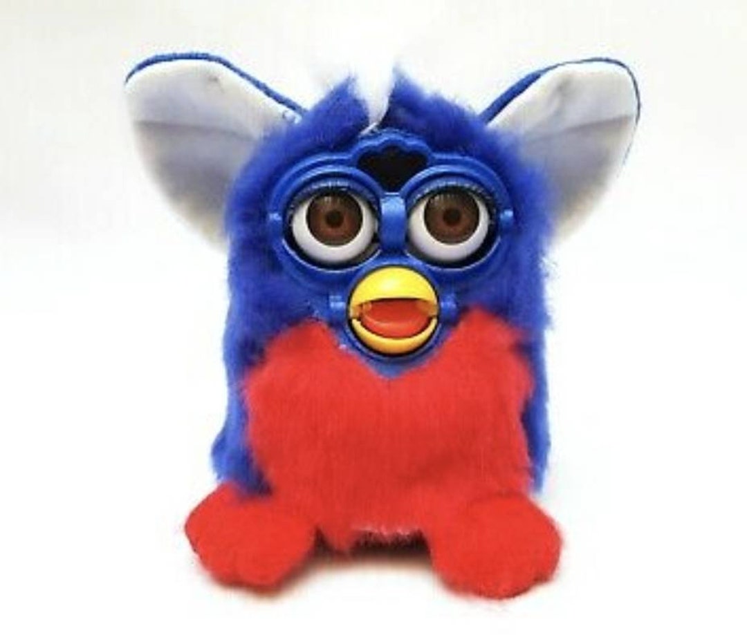 Custom Furby 1998 Replica CHICAGO CUBS Furby Model 70-800 Blue and