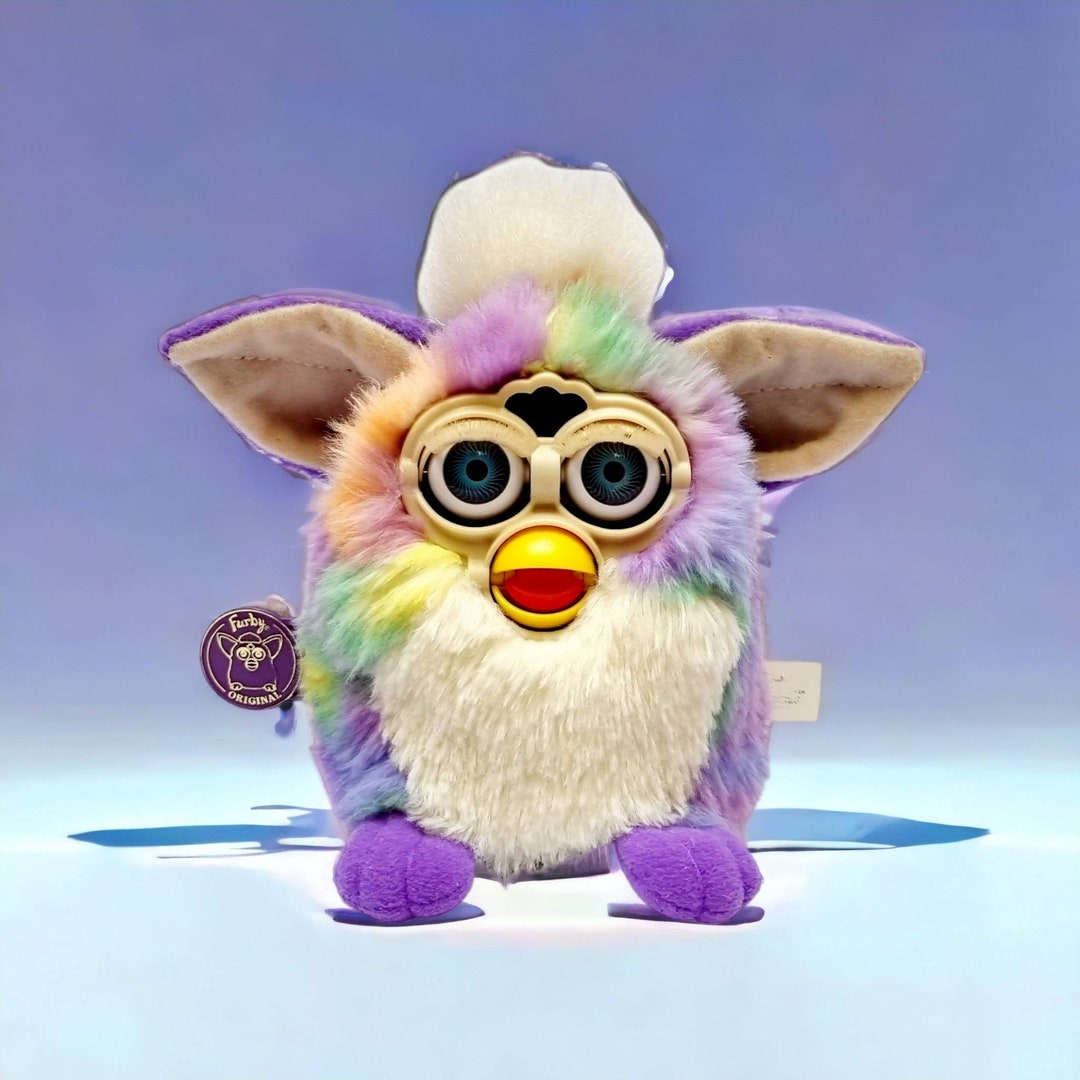 Vintage Tie Dye Furby 1998 Furby Plush Toy Model 70800 Etsy