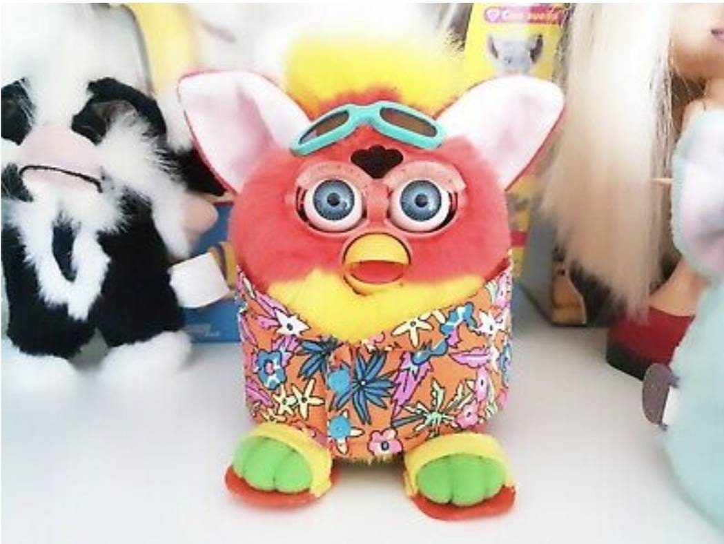 Tropical Furby 1999 Special Edition Model 70-897 Red