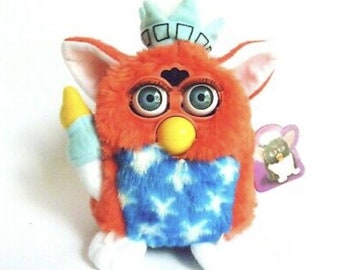 Patriotic Furby 1999 Statue of Liberty Rare Furby Model 70-893