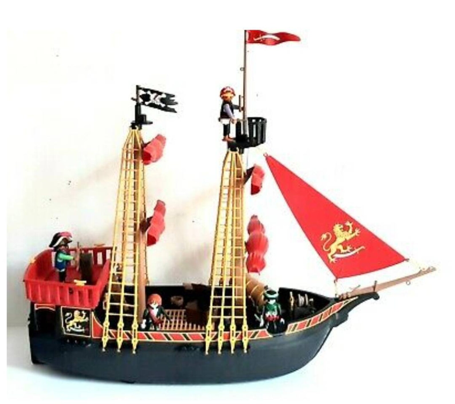 Playmobil Blackbeards Pirate Ship & Accessoires 1978 Geobra Vintage
