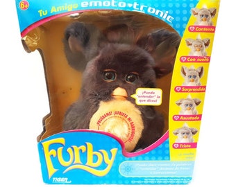 Furby Charcoal 2005 WORKING Rare Black and White ファービ