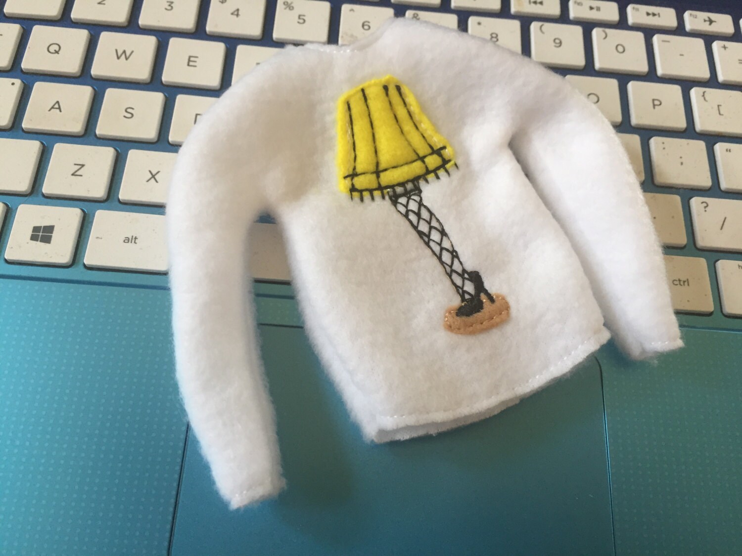 Elf Sweater Story Inspired Leg Lamp Fragile 50