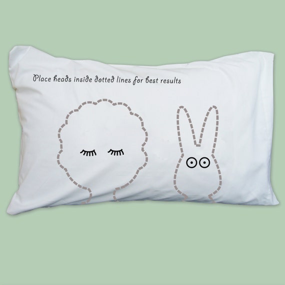 Cute Kids Bunny Pillowcase Personalised Cute Kids Bunny Pillowcase Personalised