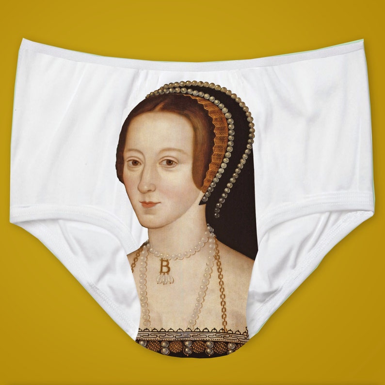 Funny Henry VIII and Anne Boleyn Underwear Set for Couples image 4