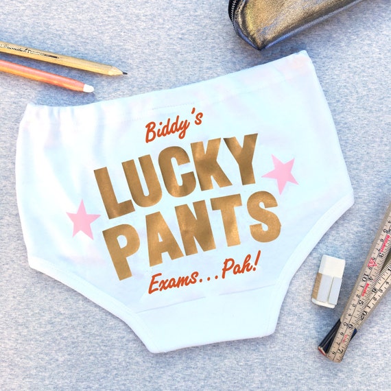 Lucky Pants Underwear Surprise Gift Personalised for Any Special