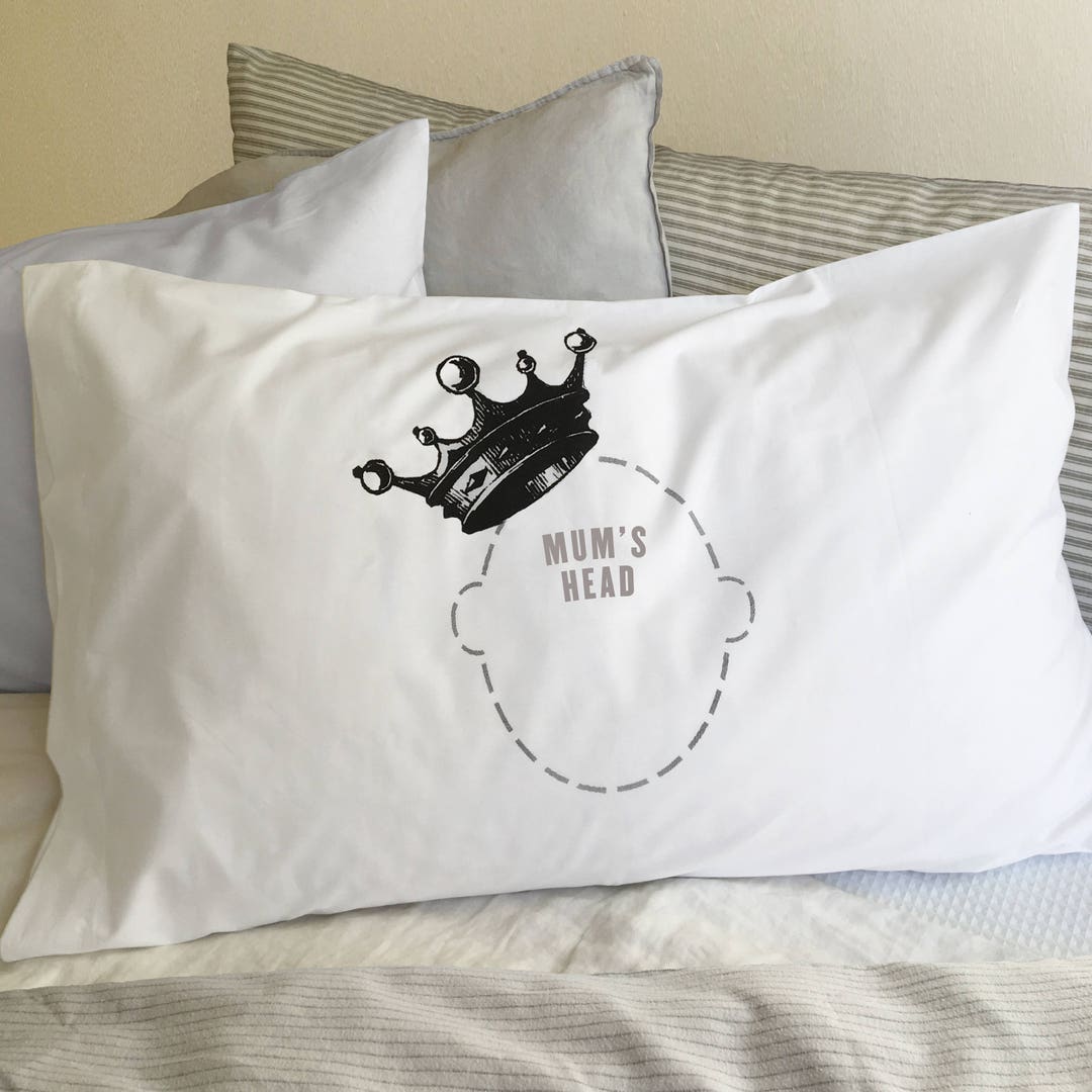 Crown Pillowcase for Persons With Royal Attitude From Twisted Twee's