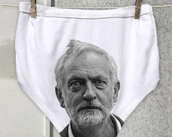 Jeremy Corbyn Funny Christmas Underwear for Political Men and Women