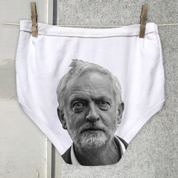 Jeremy Corbyn Funny Christmas Underwear for Political Men and Women