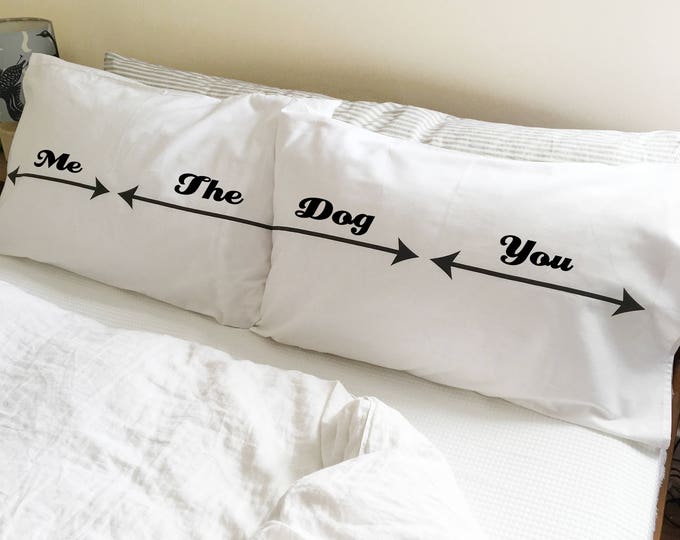 The Dog's Bed Pillowcase, Humorous Dog Pillow Dog Sleeps Here Pillowcase, Dog Gift Ideas Etsy