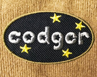 Codger Iron On Clothes Patch
