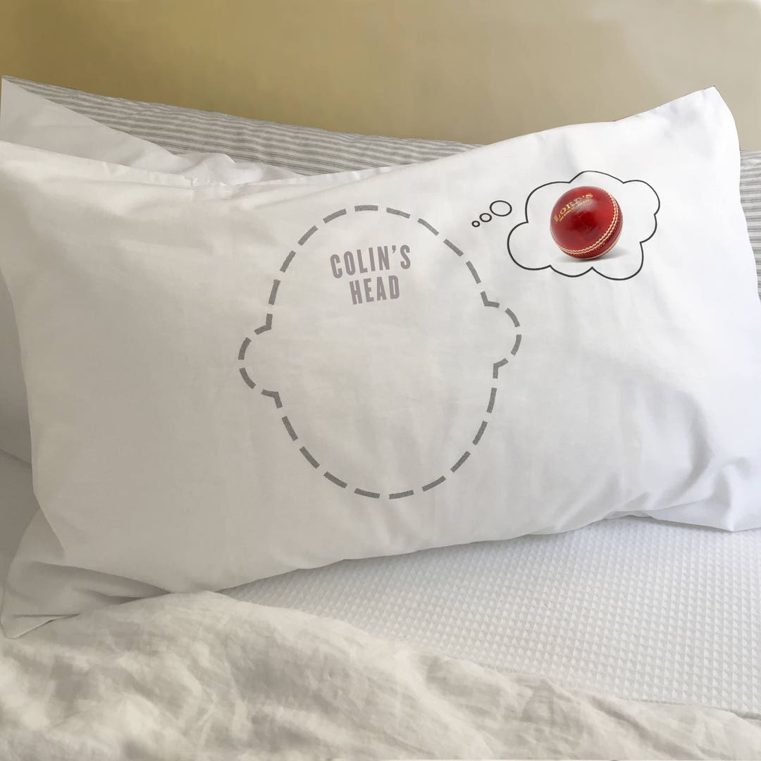 Funny Cricket Dreams Joke Pillowcase for Fans and Players From Etsy