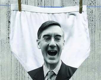 Grappig Jacob Rees-Mogg kerstondergoed, onderbroek, broek voor politieke mannen en vrouwen
