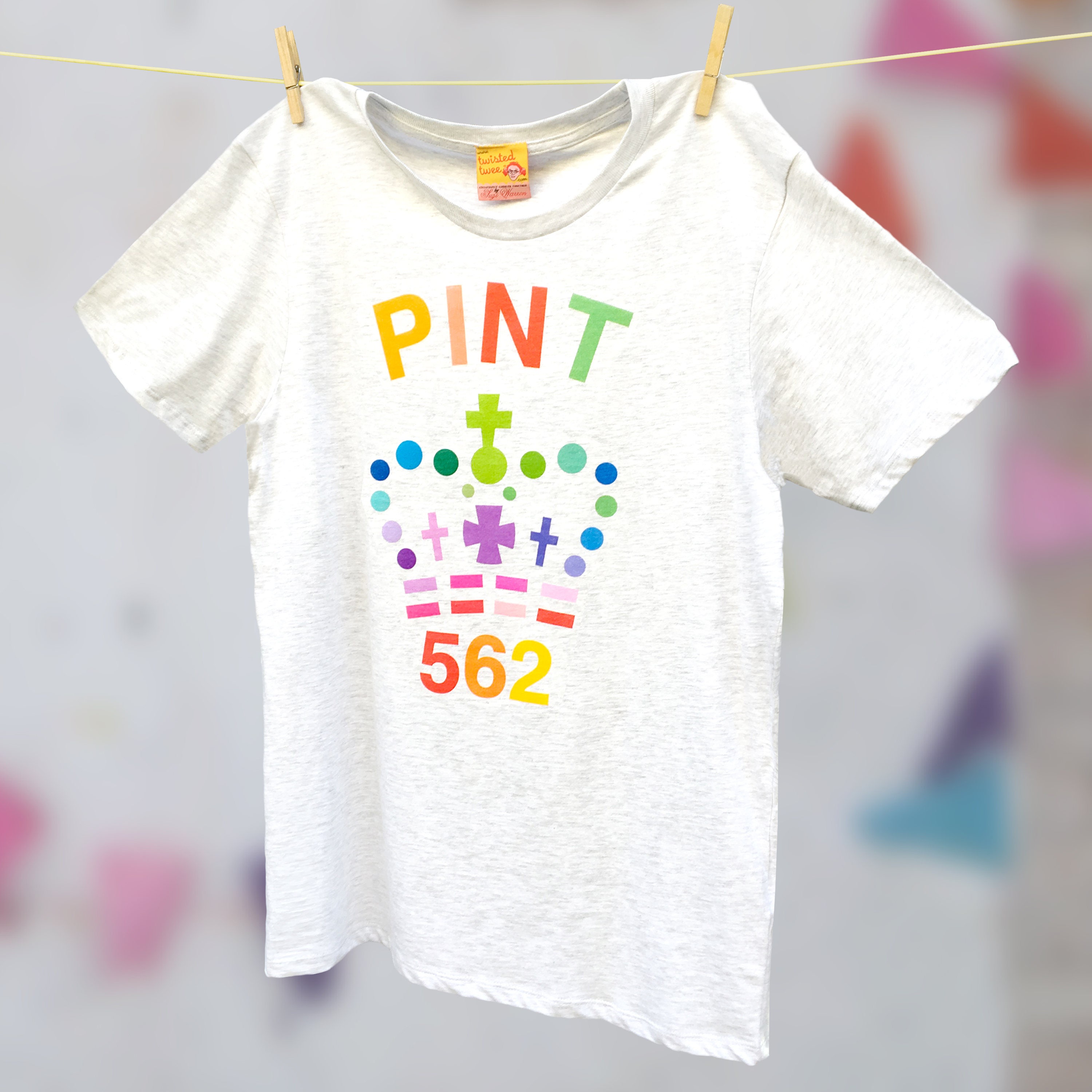 Image of Rainbow Unisex Pint T Shirt