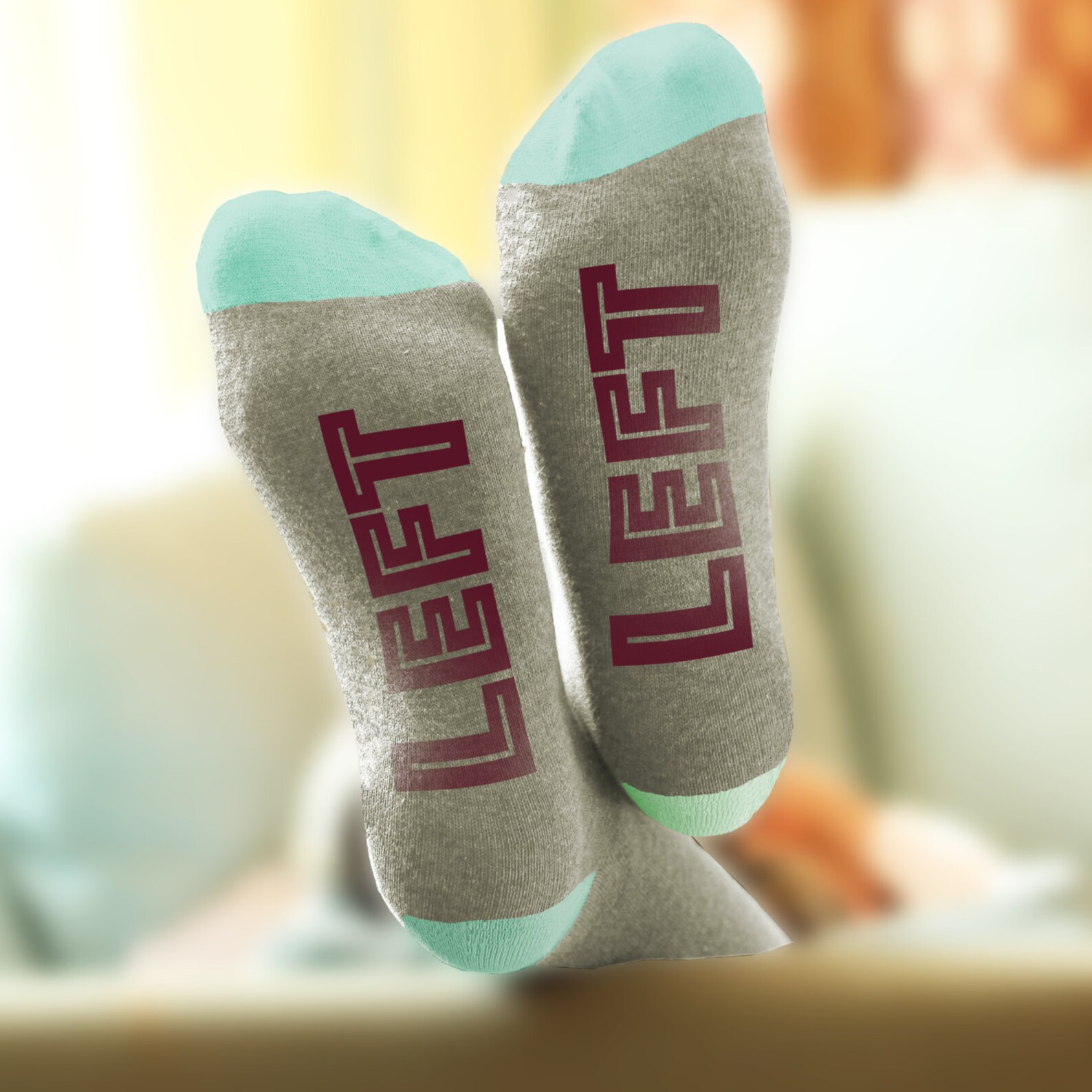 Couch Potato Funny Sock Gift Feet Up Etsy