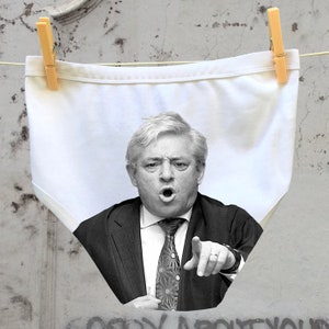 Funny Christmas John Bercow Underwear, Knickers, Pants for Political Men and Women