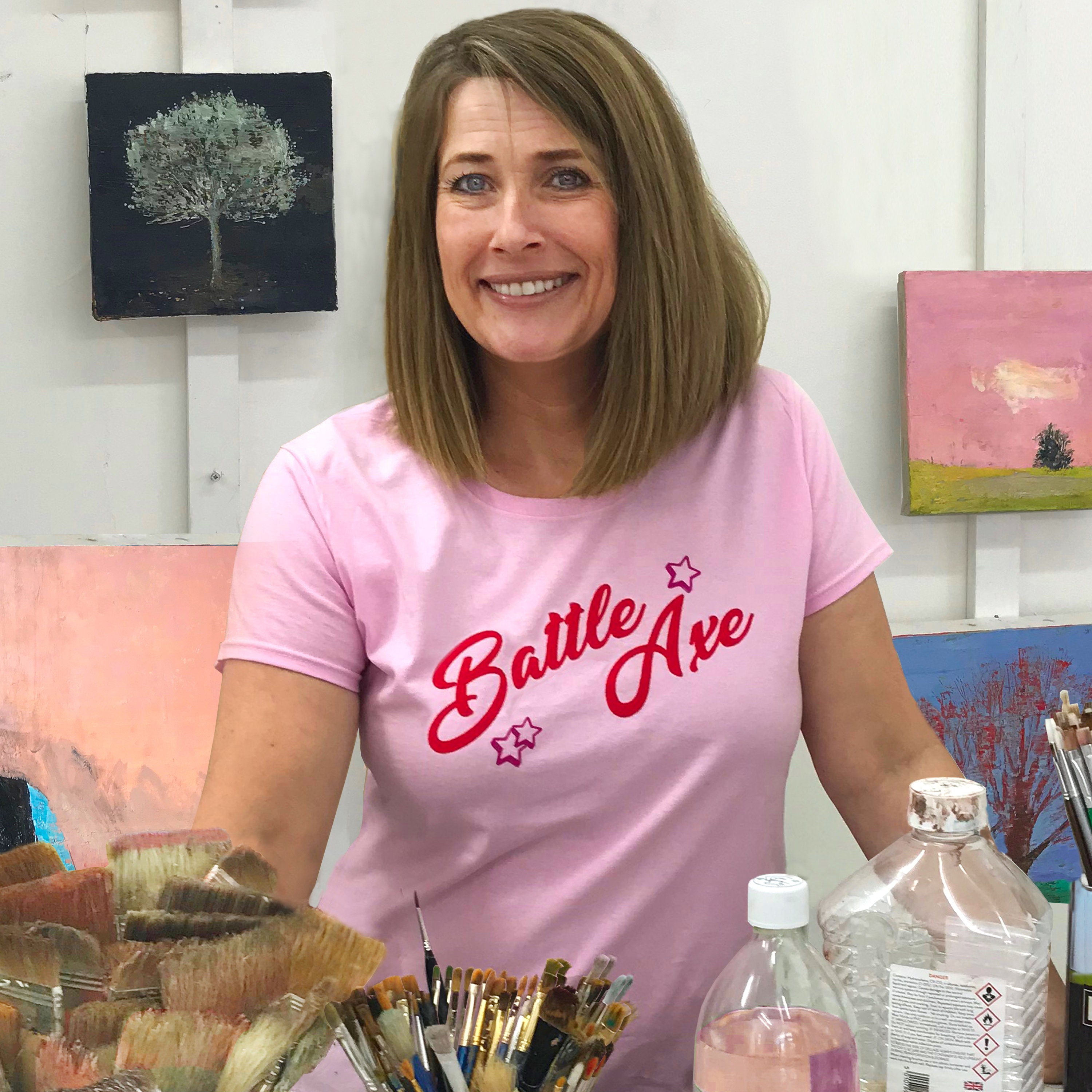 Image of Battle Axe T Shirt For Delightful Older Women