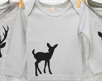 Deer Fawn Tshirt Top for Son or Daughter