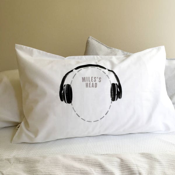 Headphones Pillow Etsy