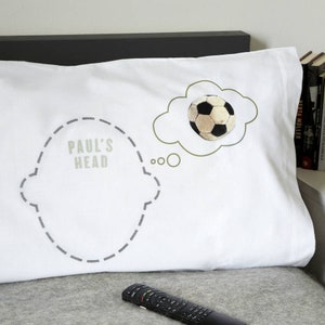 Funny Headcase Sports Pillowcase for Rugby Players and NFL Fans Option ...