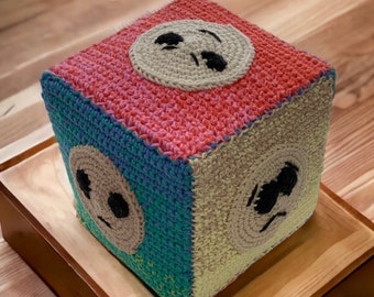 Mood Cube emotional support cube Crochet Pattern PDF (UK)