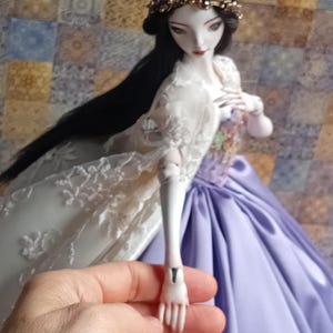 Made to order Porcelain bjd Large Malena or small Meiko models, romantic lady princess, ball jointed fine art doll bisque puppe fashion ooak
