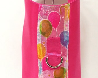 Birthday Balloons Dog Harness Vest, Dog Vest, Dog Clothes, Dog Harness, Dog Harness Vest, Harness Vest, Pet Clothes