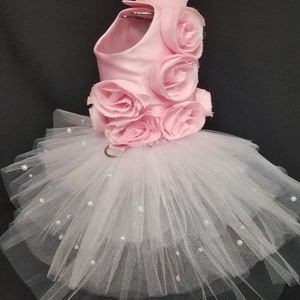 High quality Rosé Blossom Couture Dog Dress & Hat Set