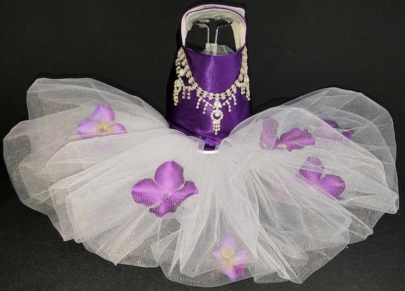 purple dog tutu