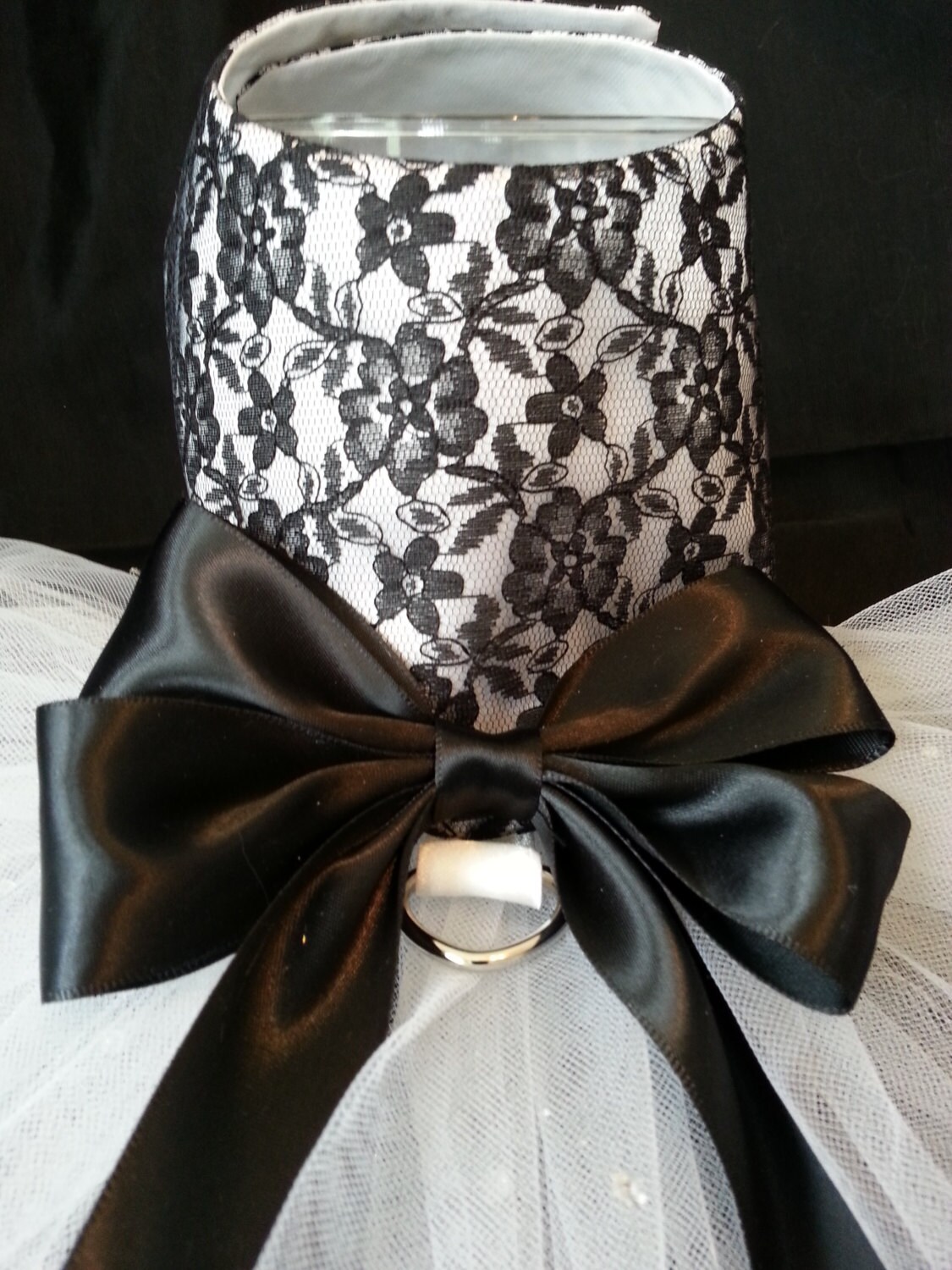 Black Lace Dog Harness Dress. XXSmall Dog Dress to 4XLarge Dog Etsy