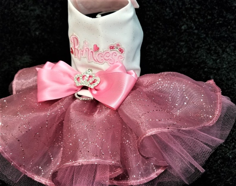 Princess Dog Harness Dress. Xsmall Dog Dress to Large Dog Etsy