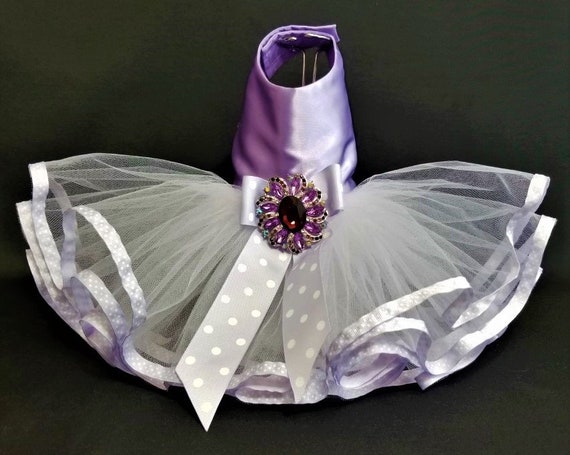 purple dog tutu