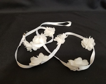 White Dog Leash, Swarovski Crystals Dog Leash, 4 Foot Dog Leash, White Dog Lead, Wedding Dog Leash, Dog Apparel