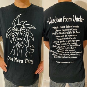 JACKIE CHAN ADVENTURES - Uncle One More Thing shirt tshirt