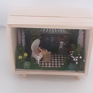 Bakery, Bake house  miniature, Bakery dollhouse, Bakery shop, Bakery miniature, Dollhouse cake shop, Fairy garden plant