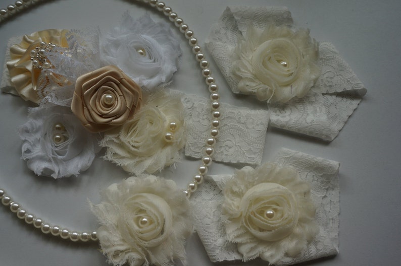 Ivory and hot pink baby dress,Flower girls dress,Ivory and pink Dress,baby dress Ivory baby dress cream dress Ivory dress