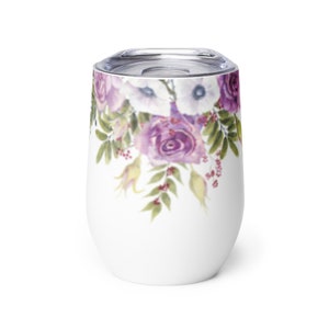 Flower Wine tumbler