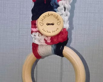 Red, White and blue Crochet Towel Holders/Single or Set