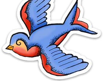 Swallow 3-in Sticker