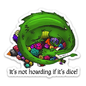 Dice Dragon 3-in Sticker