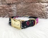 Adjustable dog collar quot Boho quot