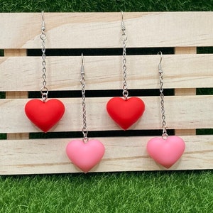 Heart Earrings | Valentines Day | Love Earrings