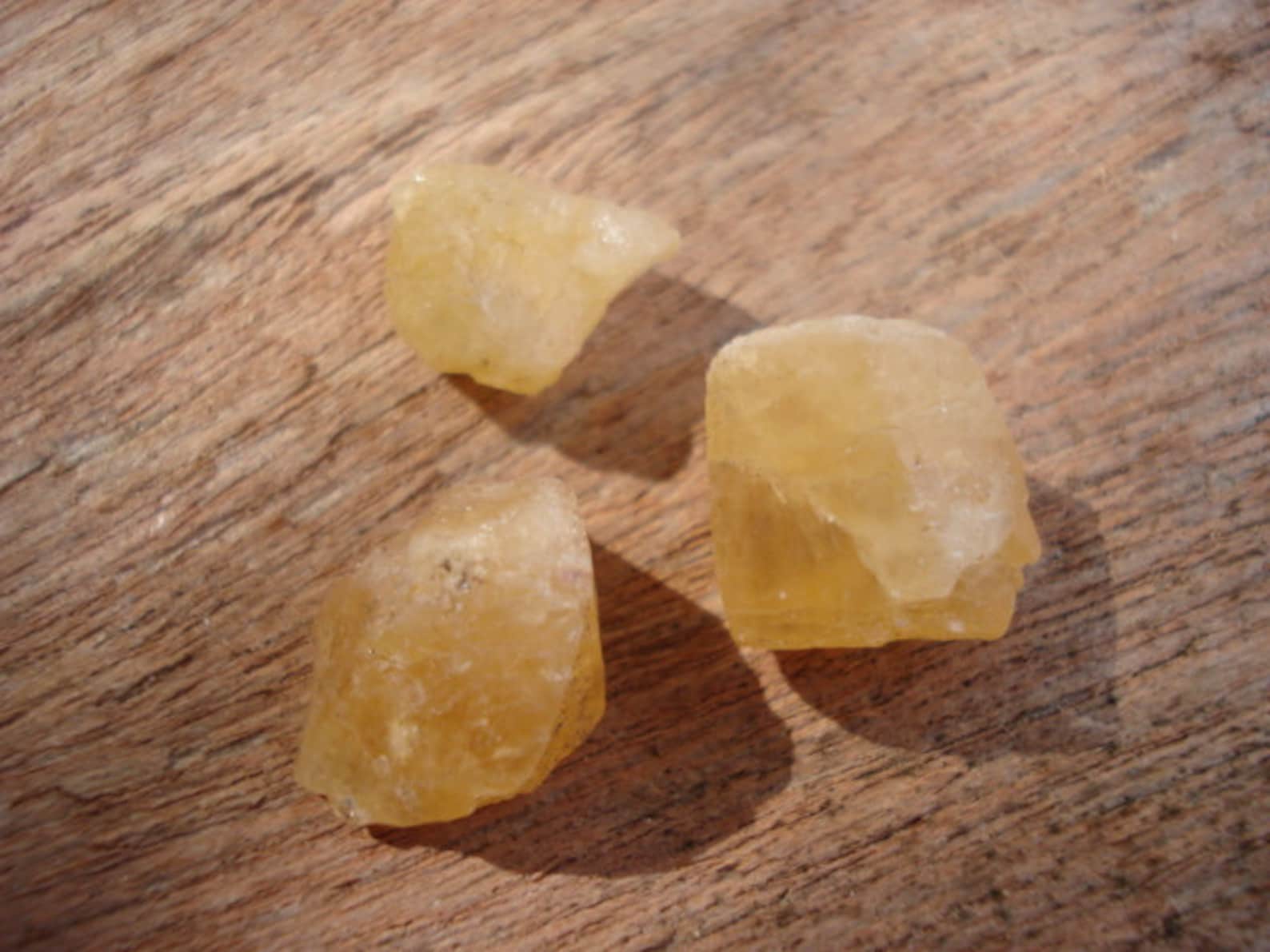 Rough Yellow Imperial Topaz Big Raw Uncut Golden Yellow Gems | Etsy