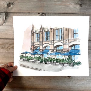 Custom Drawing, Sketch from Photograph, Gift for boss, gift for entrepreneur, Office Decor, small business gift, Drawing from Photograph image 9
